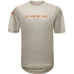 Mtb-Shirts < Dainese HgAER Shirt met Korte Mouwen Heren - taupe/rood