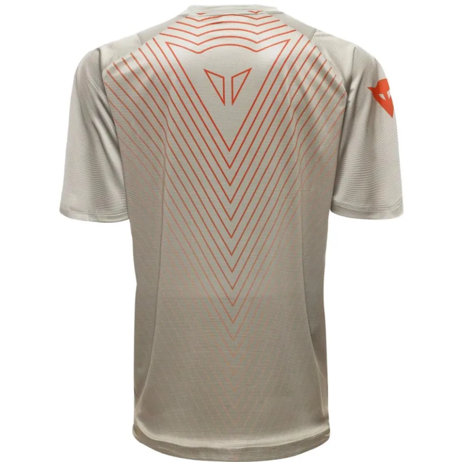 Mtb-Shirts < Dainese HgAER Shirt met Korte Mouwen Heren - taupe/rood