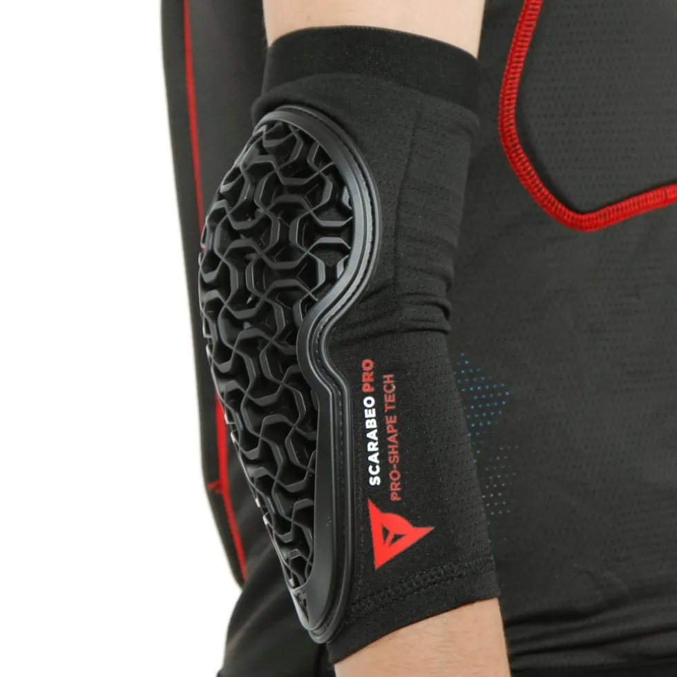 Dainese Scarabeo Pro Elleboogbeschermers Kinderen - zwart
