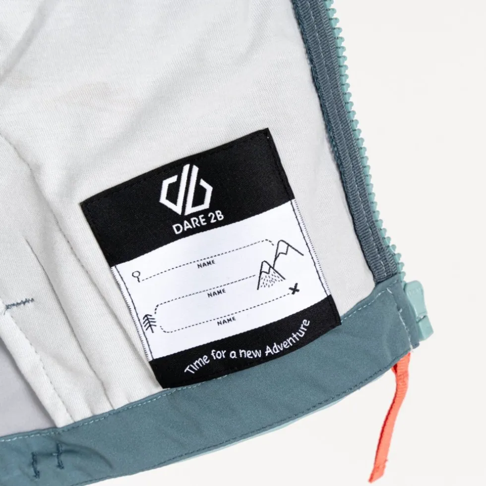 Dare 2b Explore Softshelljas Kinderen - F7A Grey / Aquifer