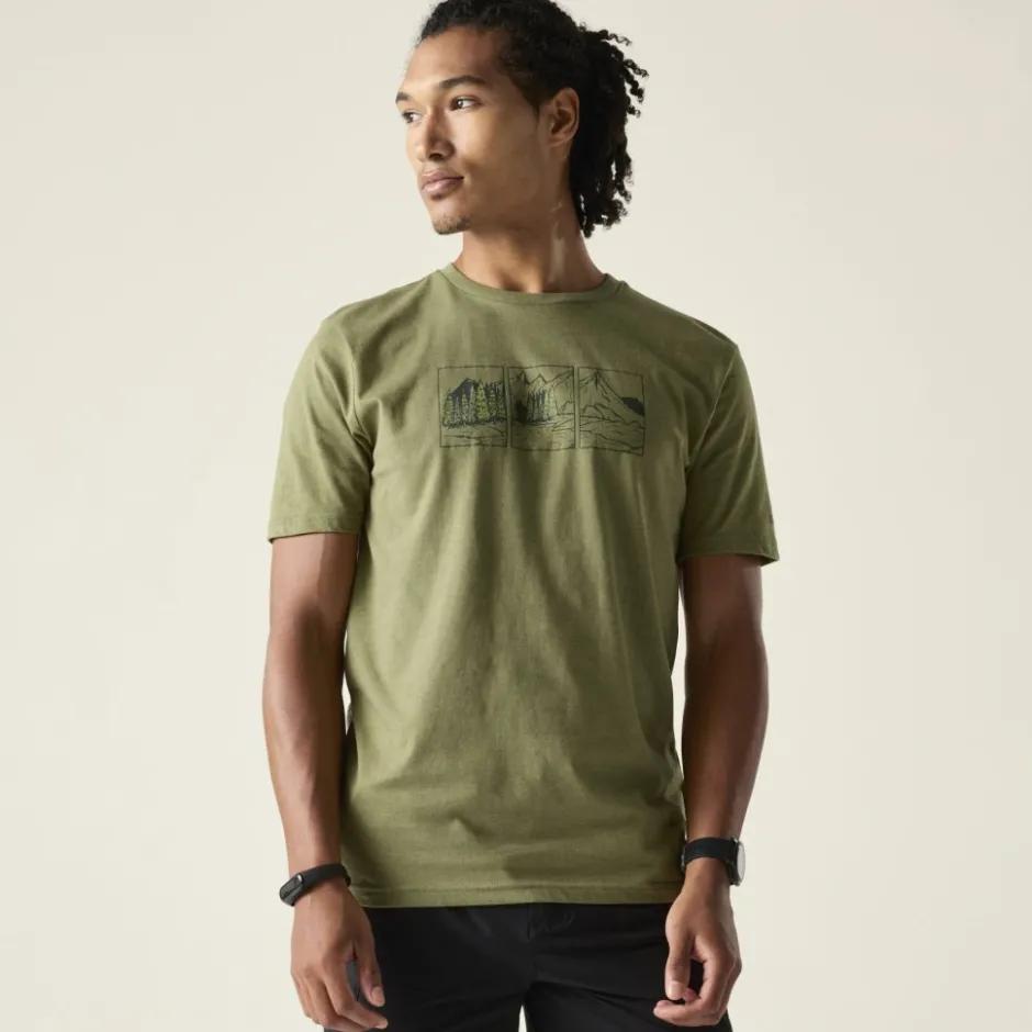 T-Shirts & Tops < Dare 2b oveent III T-hirt Heren - 4T8 NephGrnoid