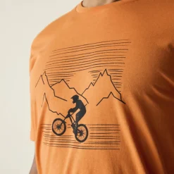 Dare 2b Movement III T-Shirt Heren - ZRU Burnt Orange