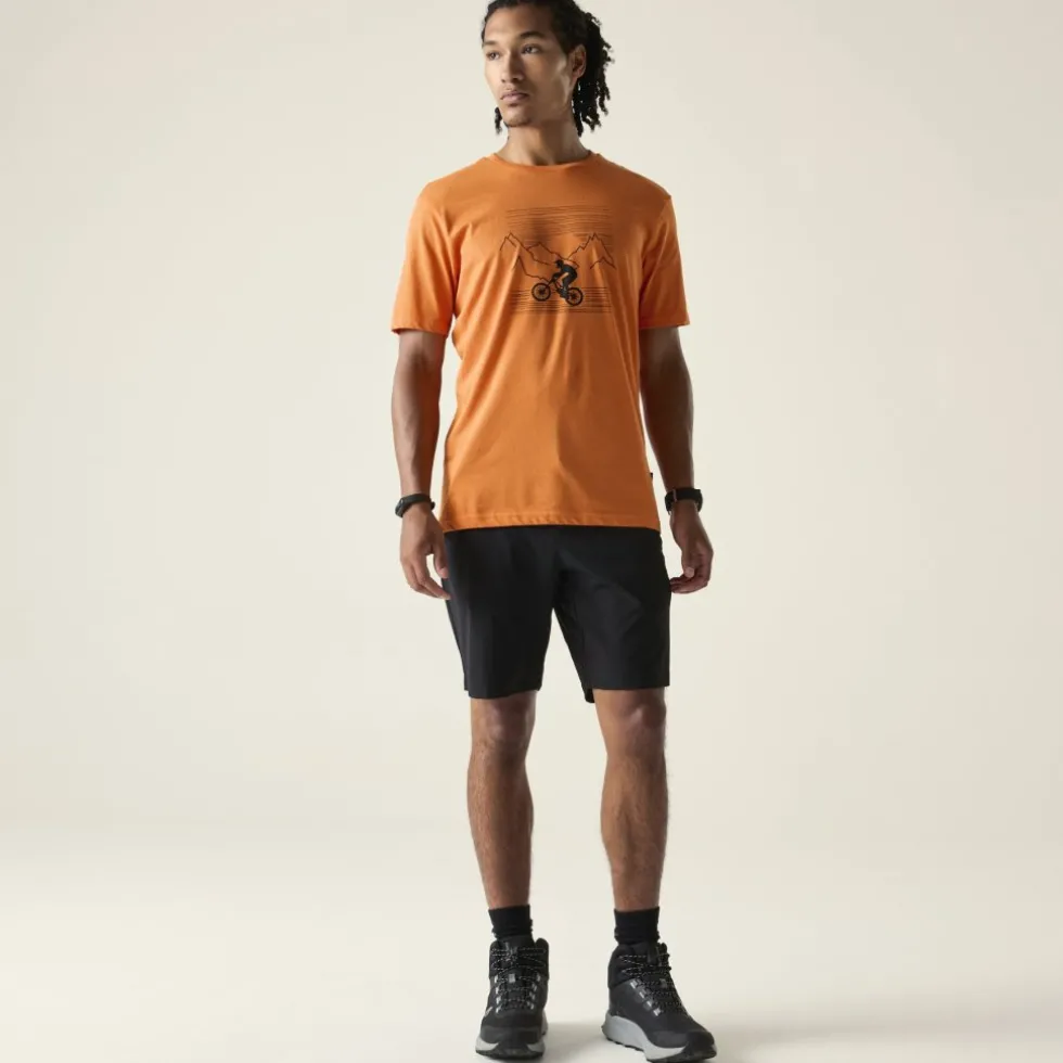 Dare 2b Movement III T-Shirt Heren - ZRU Burnt Orange
