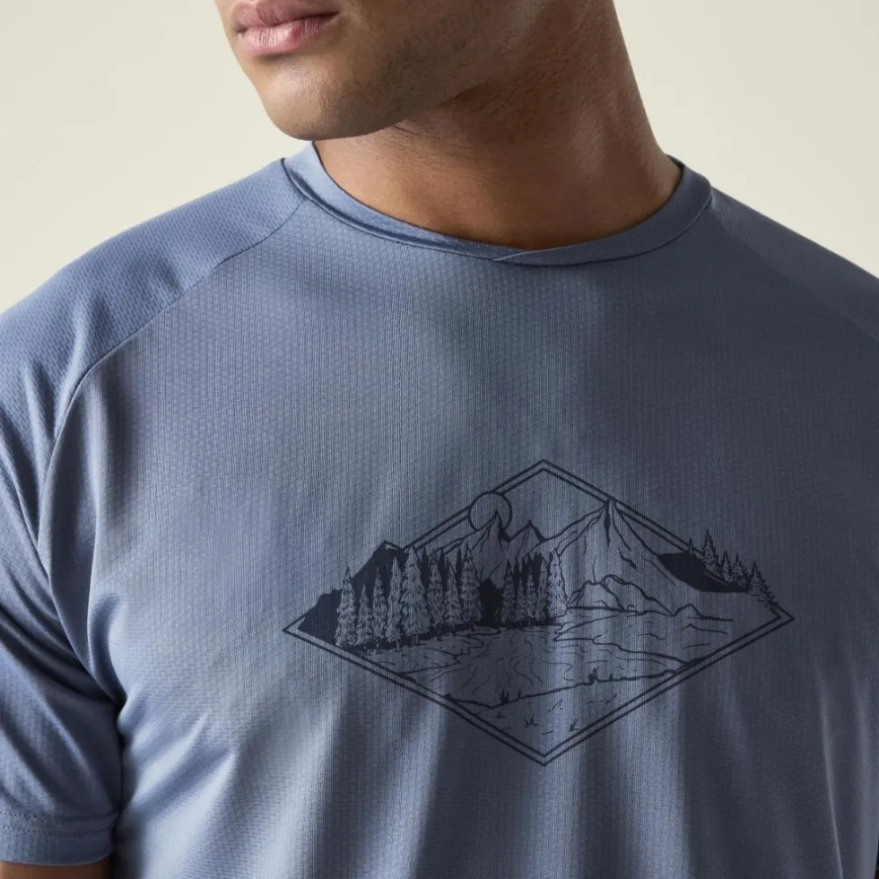 Dare 2b Tech II T-Shirt Heren - ZR2 Mercury