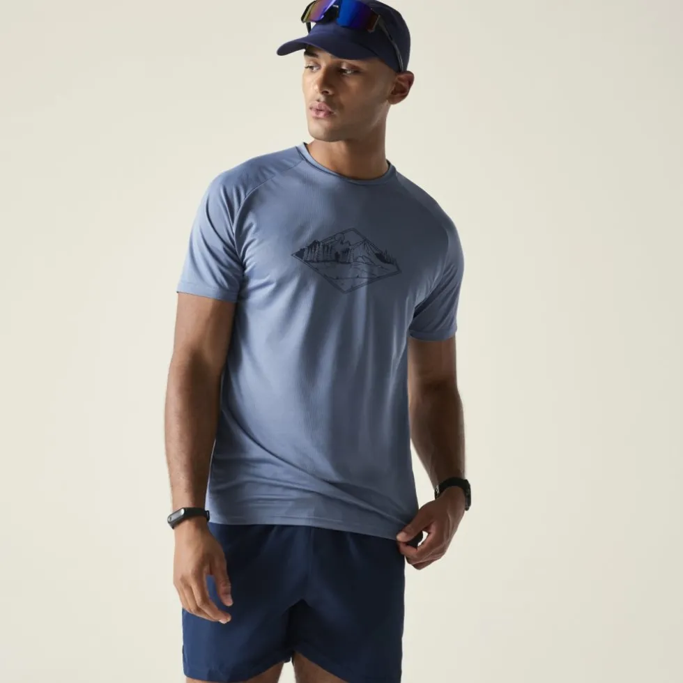 Dare 2b Tech II T-Shirt Heren - ZR2 Mercury