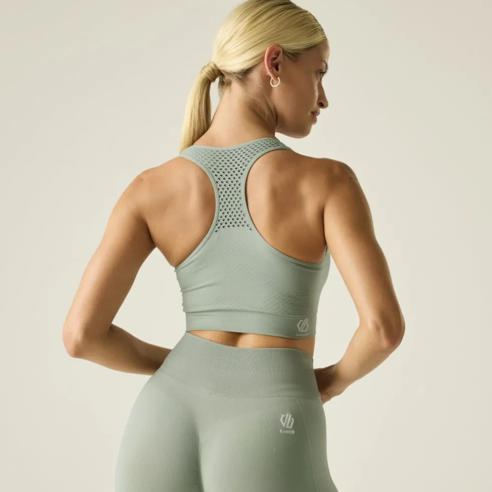 Dare 2b Dont Sweat It II Sport-bh dames - 1JE GlacierGreen