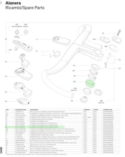Deda Afstandshouder voor Superbox + Alanera Integrated Stuur / Stuurpen - 20mm