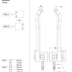 Opzetsturen|Opzetsturen < Deda Parabolica Pro Clip-On opzetstuur 31,7 - S-Bend - zwart
