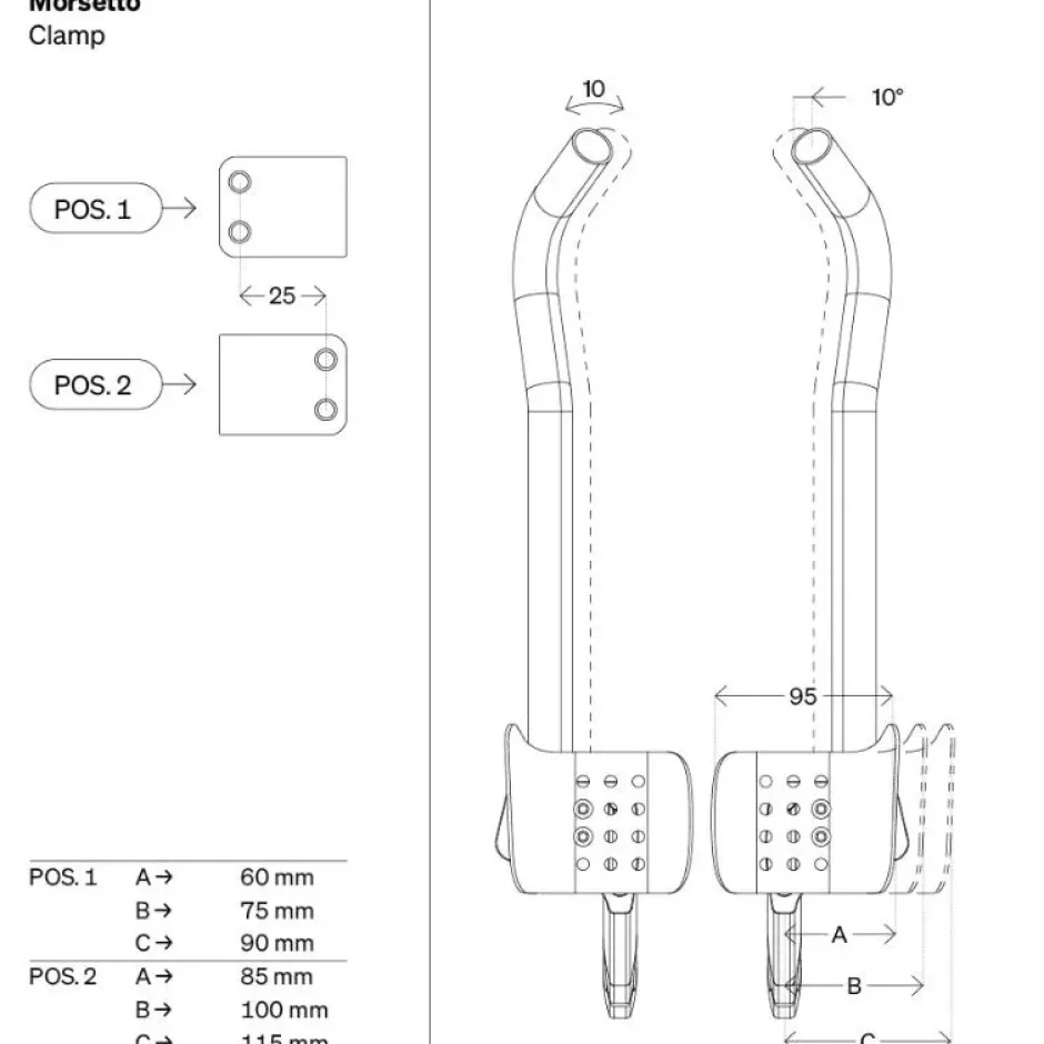 Opzetsturen|Opzetsturen < Deda Parabolica Pro Clip-On opzetstuur 31,7 - S-Bend - zwart
