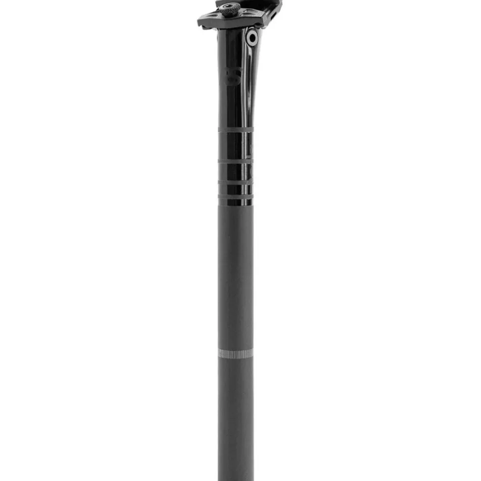 Deda RS Carbon Zadelpen - 12mm Setback - polish on black (POB)