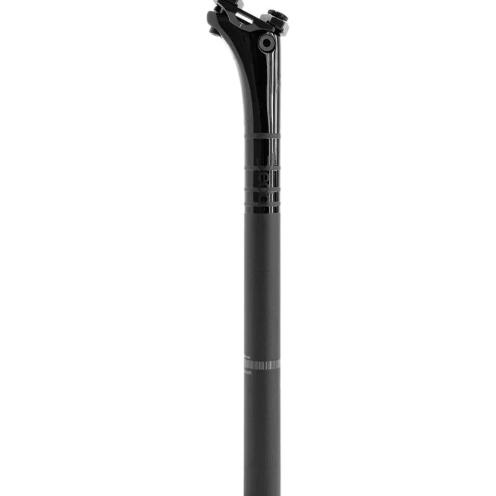 Deda RS Carbon Zadelpen - 12mm Setback - polish on black (POB)