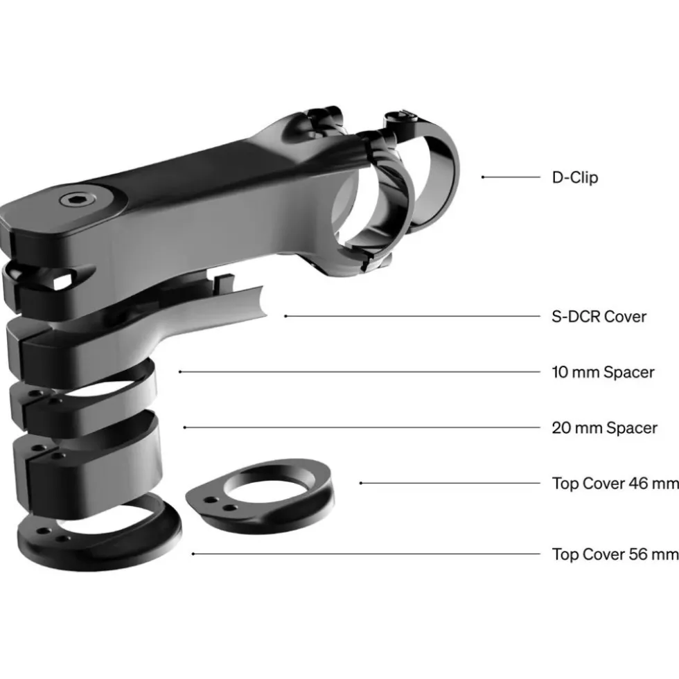 Deda Superbox Stuurpen - 31.7 | DCR - zwart (POB)