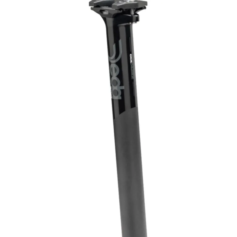 Deda Zero100 Seatpost - 0mm Setback - black on black (BOB)