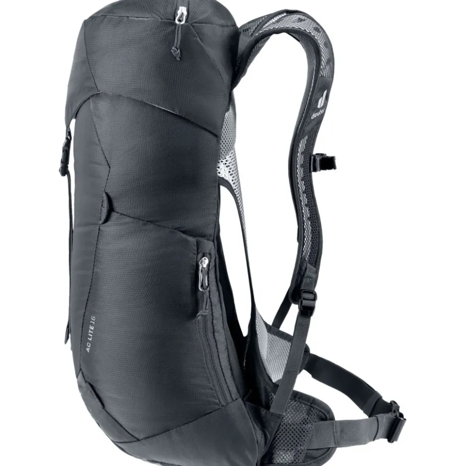 Rugzakken & Drinksystemen < Deuter AC Lite 16 Rugzak - zwart