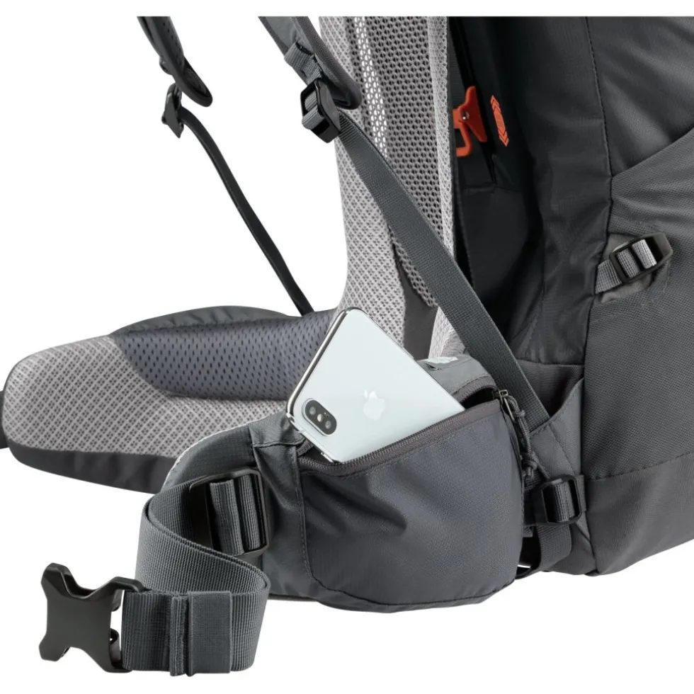 Deuter Futura Air Trek 60+10 Trekking Rugzak - black-graphite