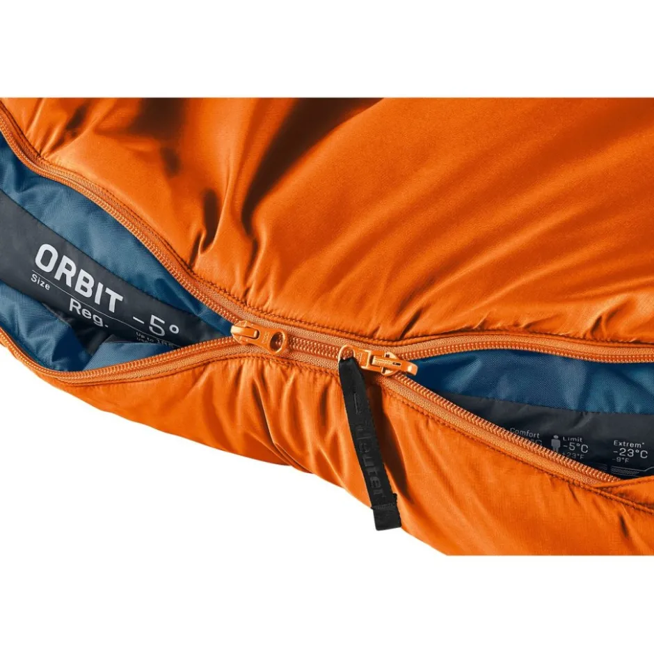 Slaapzakken < Deuter Orbit -5° Slaapzak - Rits Links - chestnut-ink
