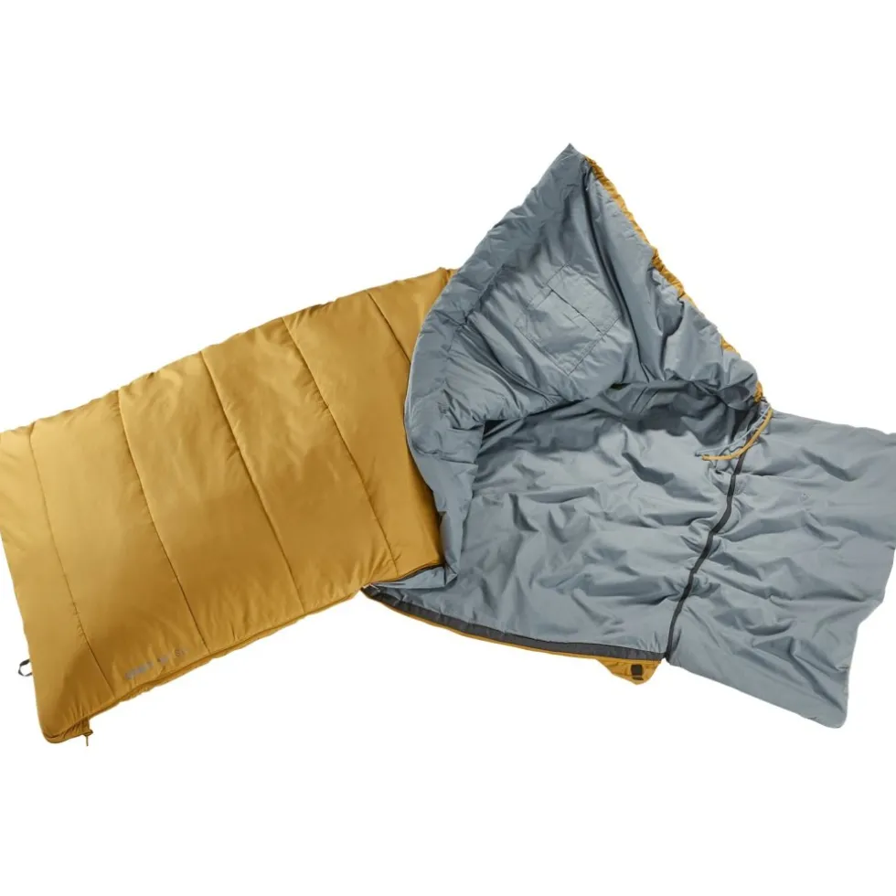 Deuter Orbit SQ +6C/43F Slaapzak - zip right caramel-teal