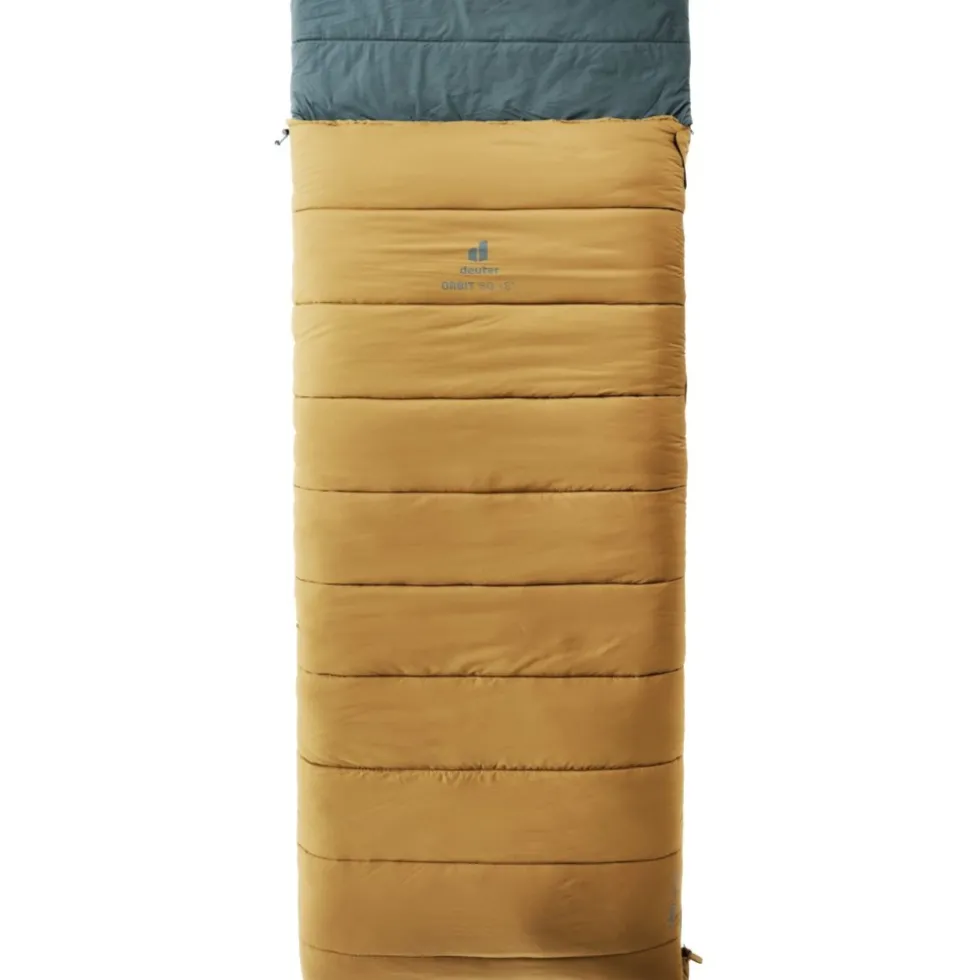 Deuter Orbit SQ +6C/43F Slaapzak - zip right caramel-teal