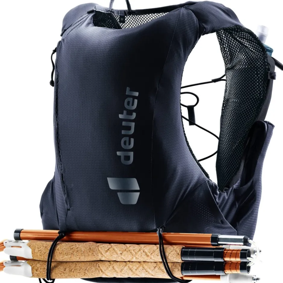 Rugzakken & Drinksystemen < Deuter Traick 9 SL Dames Trailrunning Rugzak - X-Small | zwart