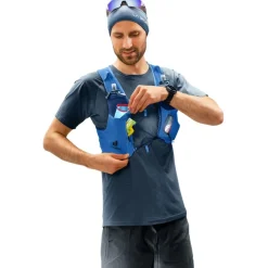 Rugzakken & Drinksystemen < Deuter Traick 9 Trailrunning Rugzak - Medium | neptune-nightblue
