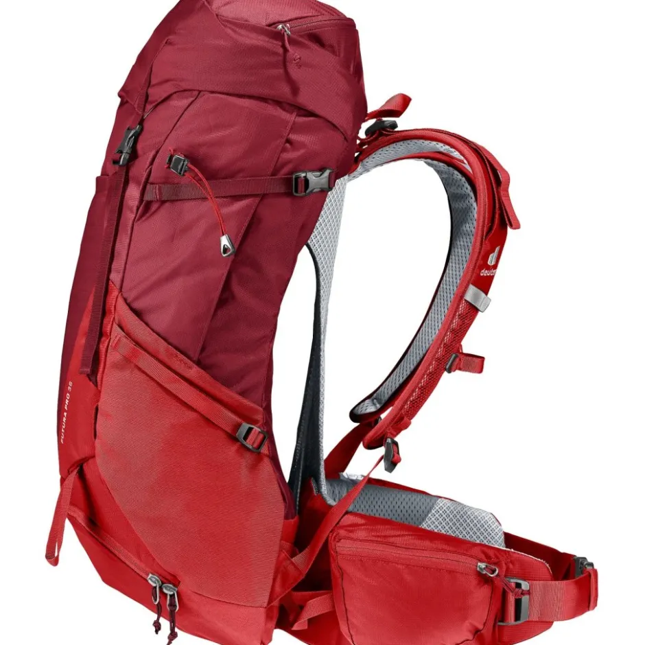 Rugzakken & Drinksystemen < Deuter Futura Pro 36 Wandelrugzak - masala-cherry