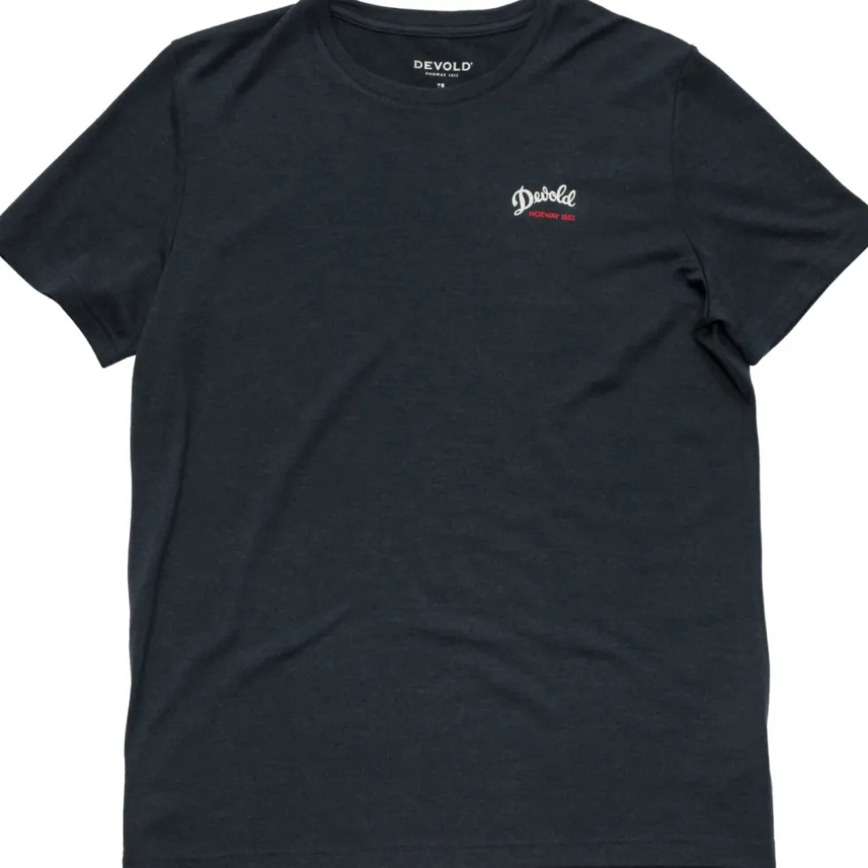 Devold Classic Script T-shirt voor heren - 284A Ink