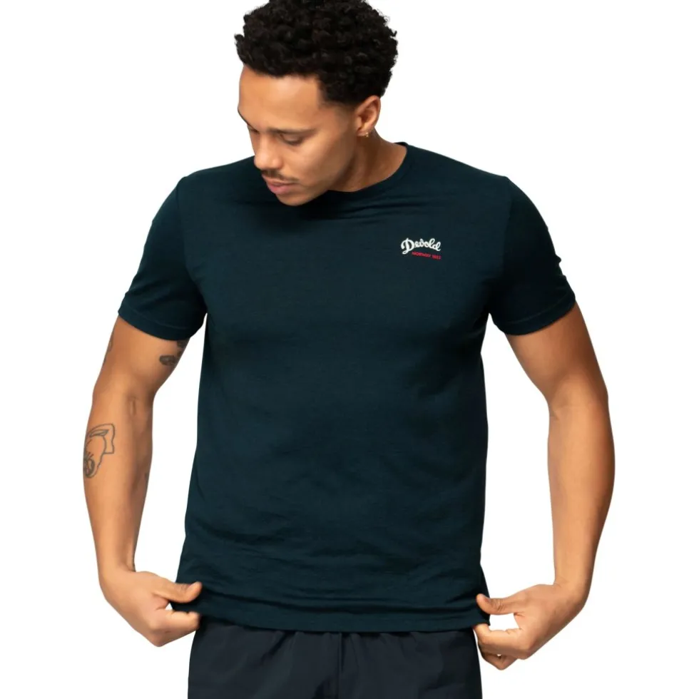 Devold Classic Script T-shirt voor heren - 284A Ink