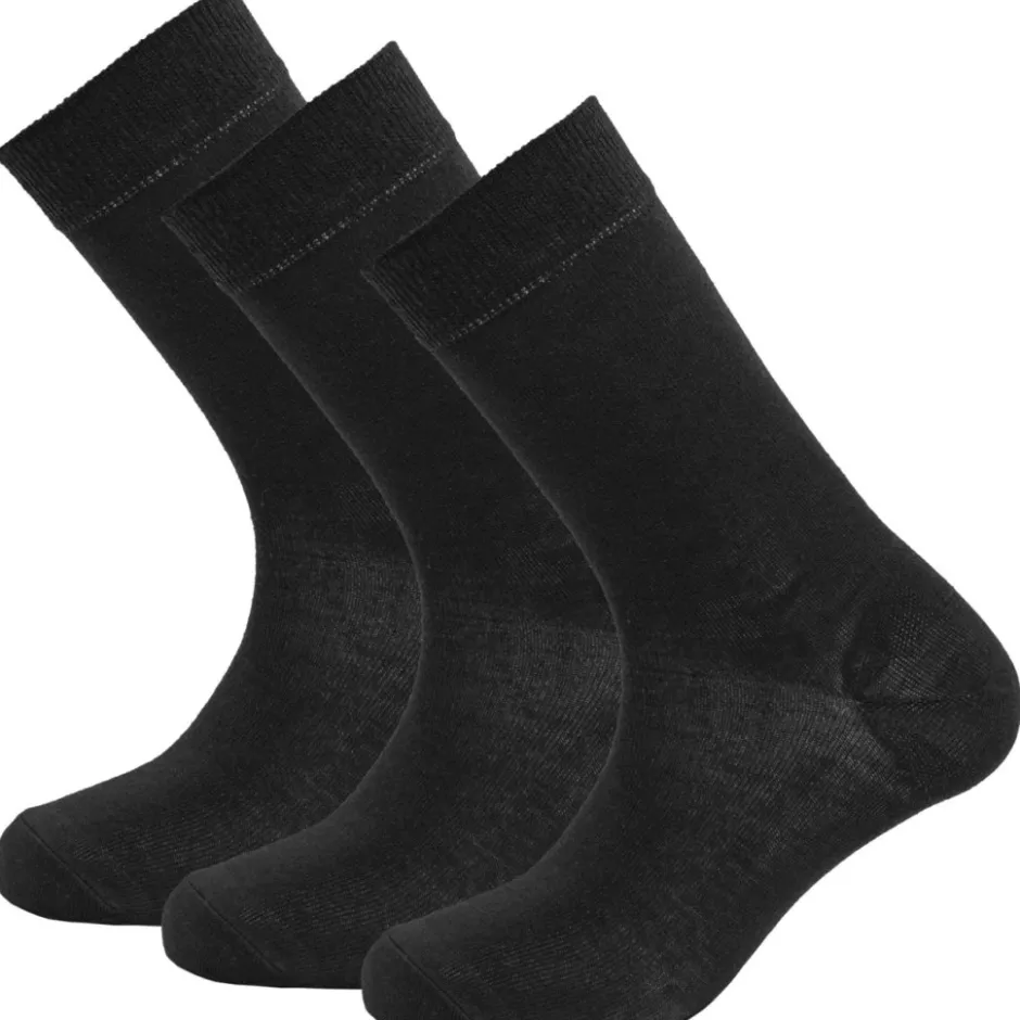 Sokken|Sokken < Devold Daily Merino Light Sokken - Set van 3 - 950A Black