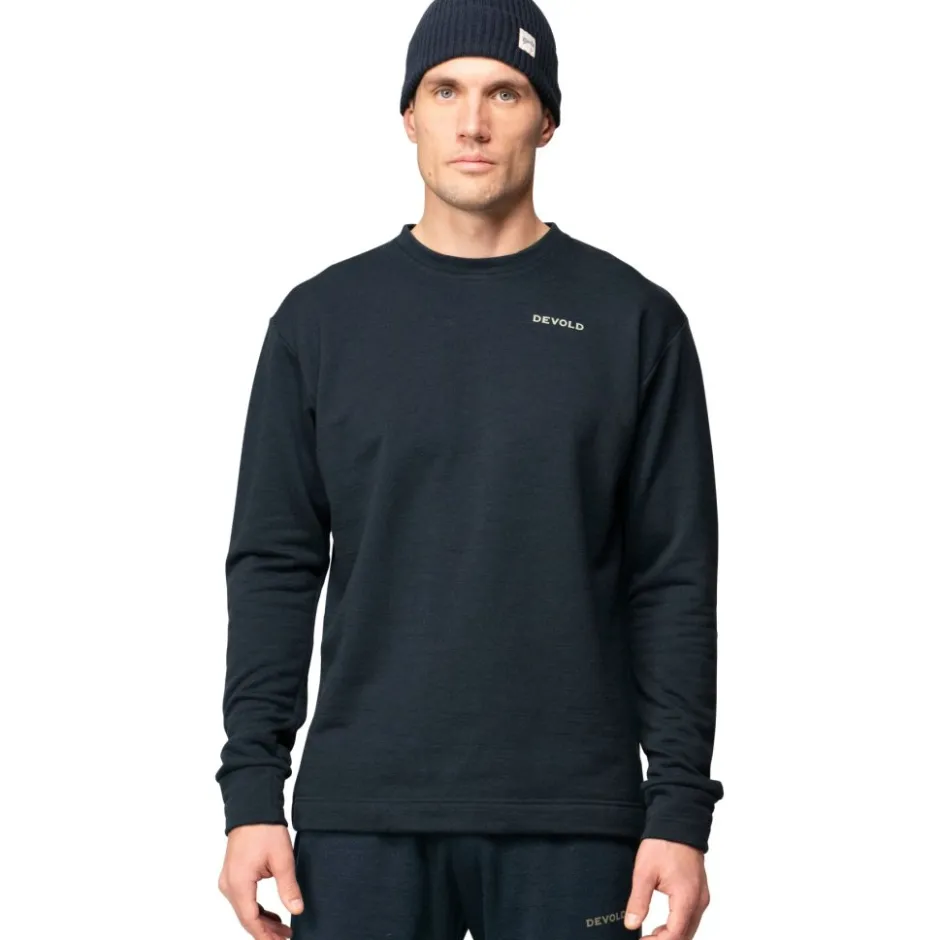 Shirts & Midlayers < Devold Everyday Crew Shirt et ange ouwen Heren - 284A Ink