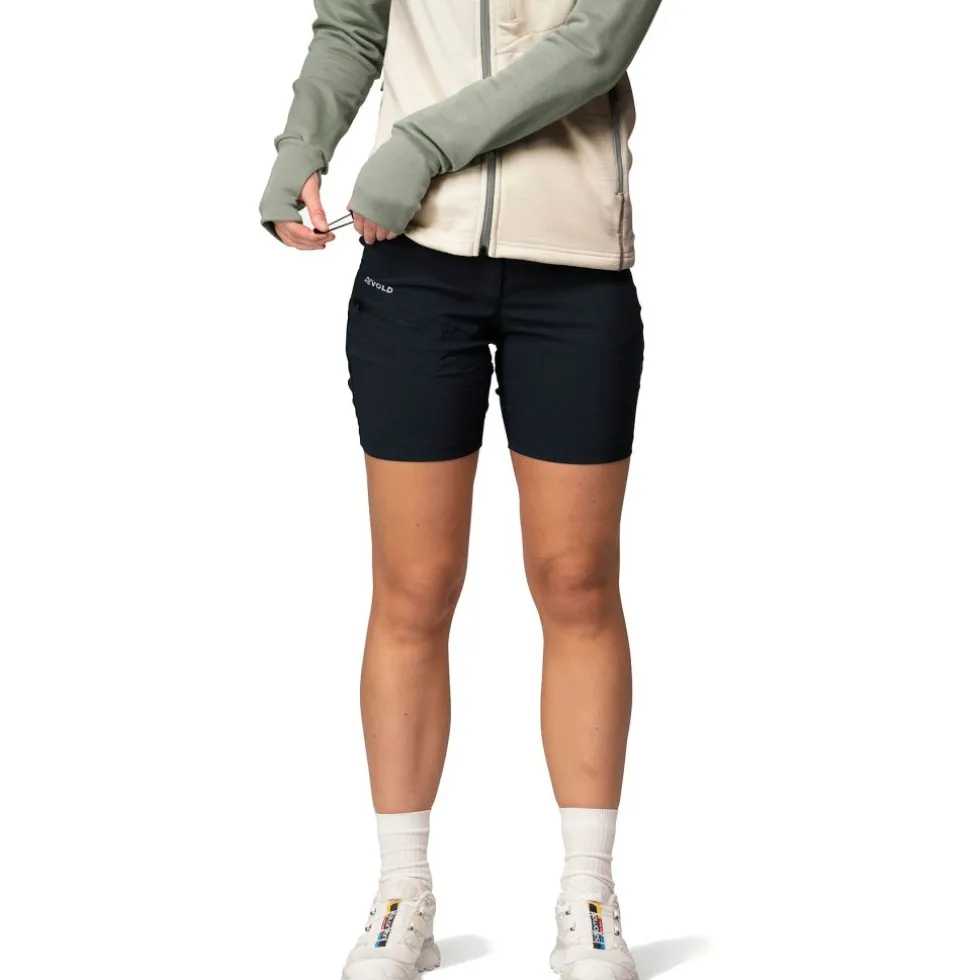 Devold Explorer Merino Jas met Capuchon Dames - 402A Fog/Raw White