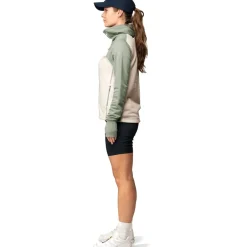 Devold Explorer Merino Jas met Capuchon Dames - 402A Fog/Raw White