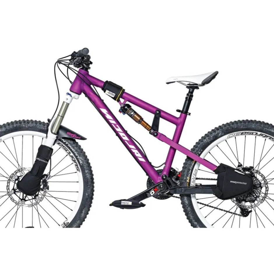 Fietshoezen < Dirtlej Bikeprotection Extended Package - Fietsbeschermers - zwart
