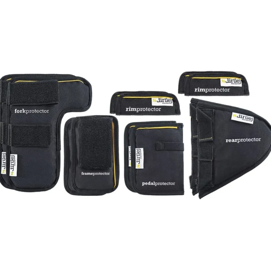 Fietshoezen < Dirtlej Bikeprotection Extended Package - Fietsbeschermers - zwart