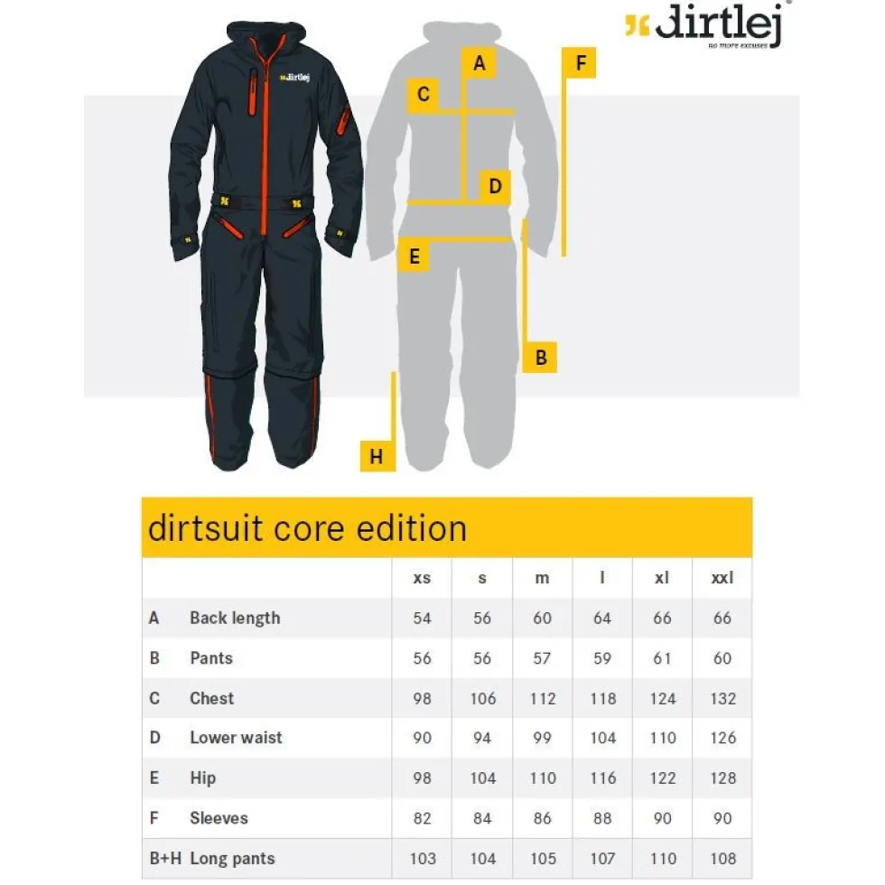 Dirtlej Core Edition Dirtsuit Heren - sand/geel