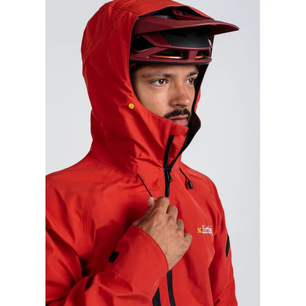 Dirtlej Core Edition V6.1 Dirtsuit Heren - Loose Cut - chili black