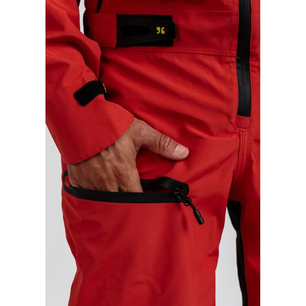 Dirtlej Core Edition V6.1 Dirtsuit Heren - Straight Cut - chili black