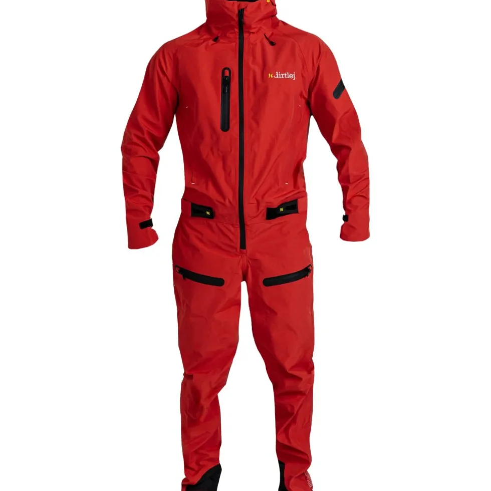 Dirtlej Core Edition V6.1 Dirtsuit Heren - Straight Cut - chili black