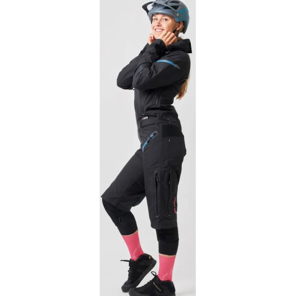 Dirtlej Pro Edition Dirtsuit Dames - zwart/mint