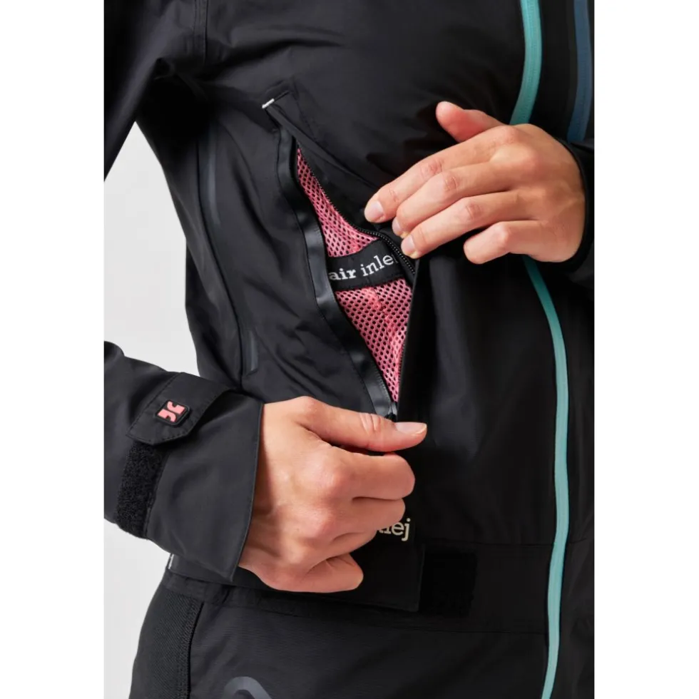 Dirtlej Pro Edition Dirtsuit Dames - zwart/mint
