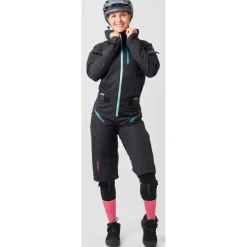 Dirtlej Pro Edition Dirtsuit Dames - zwart/mint