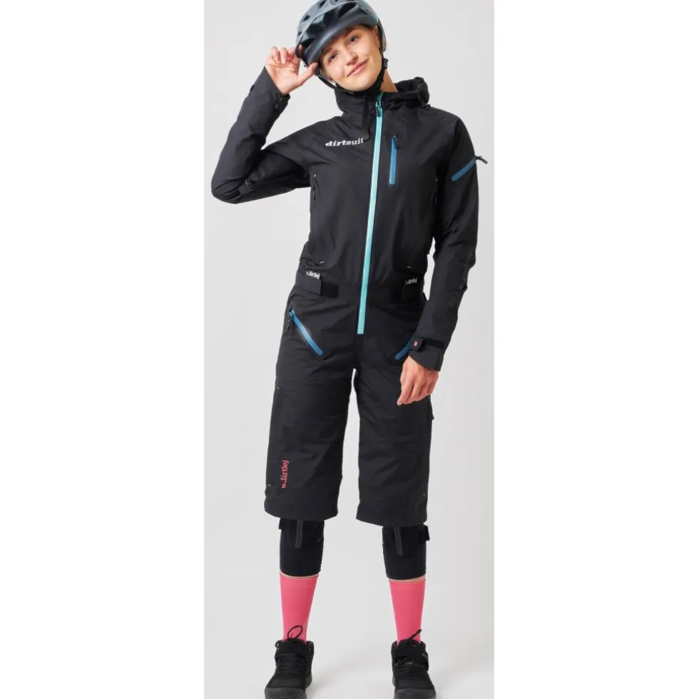 Dirtlej Pro Edition Dirtsuit Dames - zwart/mint