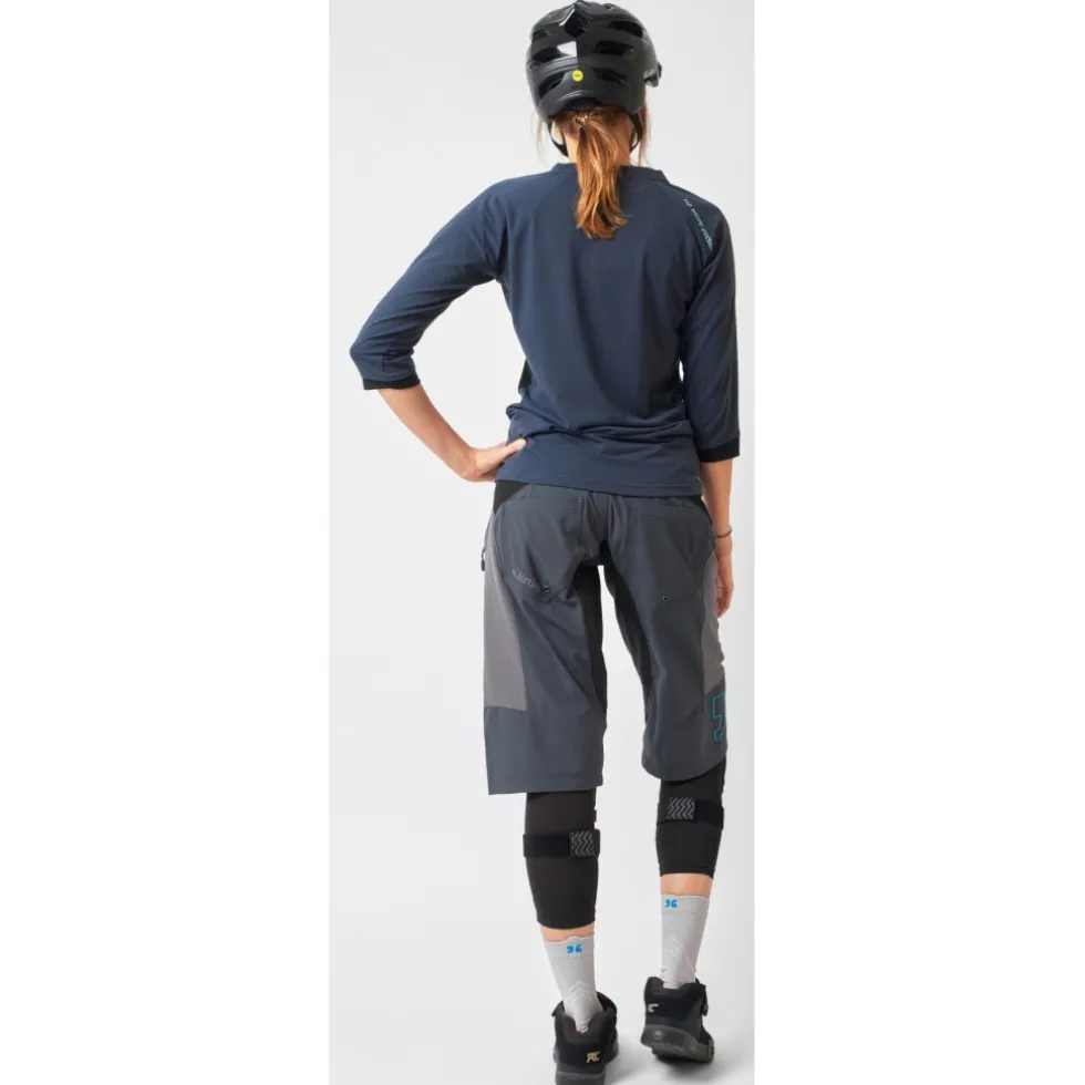 Dirtlej Trailscout Half & Half MTB Short Dames - grijs/peach