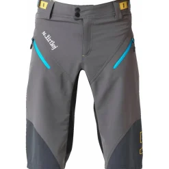 Dirtlej Trailscout Half & Half MTB Short Heren - grijs/turquoise