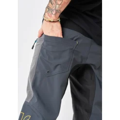 Dirtlej Trailscout Half & Half MTB Short Heren - grijs/turquoise