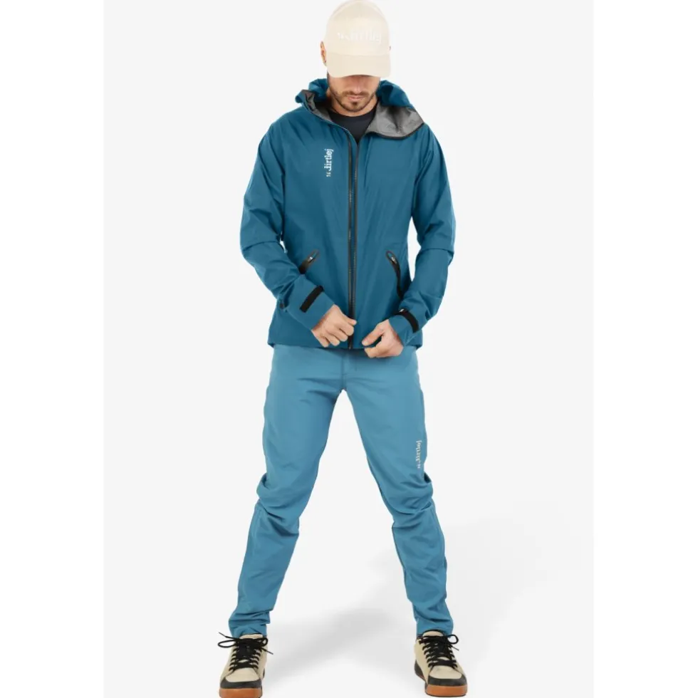 Dirtlej Weathershield Waterproof Regenjas - sapphire blue