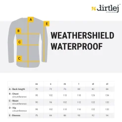 Dirtlej Weathershield Waterproof Regenjas - zwart