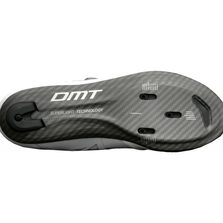 Klikschoenen|Wielrenschoenen < DMT KR0 EVO Superlight Racefietsschoenen - white/silver