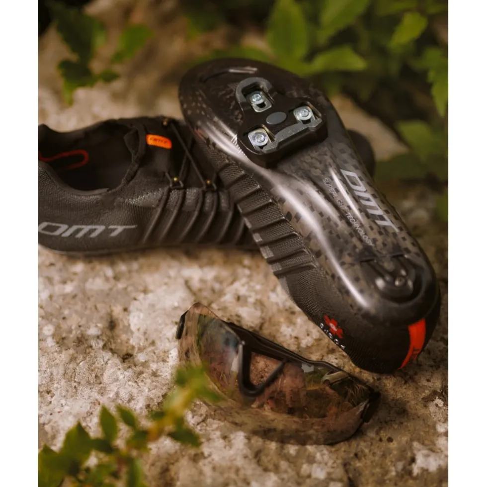 DMT POGI'S Superlight Racefietsschoenen - zwart/grijs