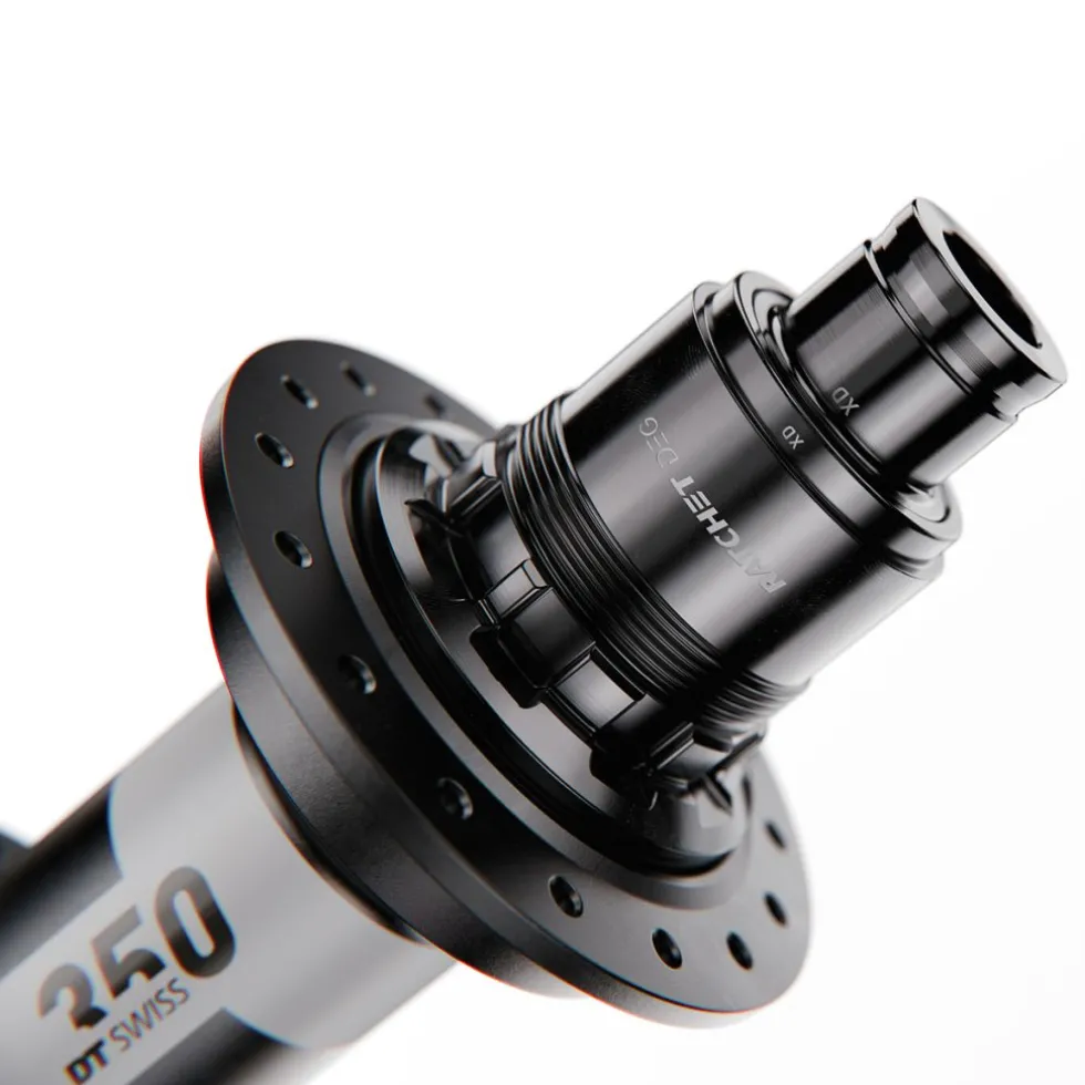 DT Swiss 350 Achternaaf - Classic | 6-Gaats | Ratchet DEG 72 | 12x148mm Boost - XD