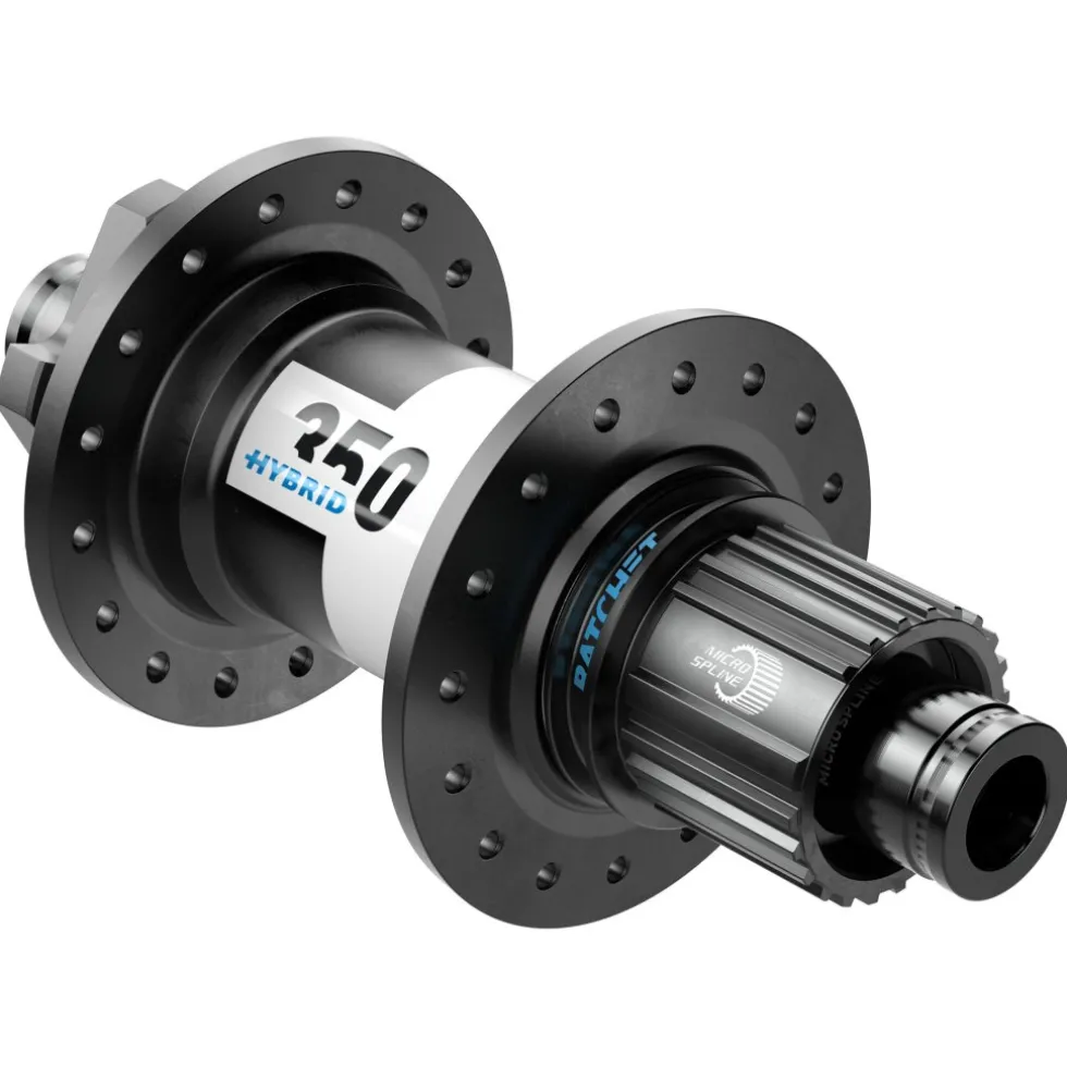 DT Swiss Achterwiel 350 Hybrid - 6 Gaten | 12x148mm Boost - Shimano MicroSpline